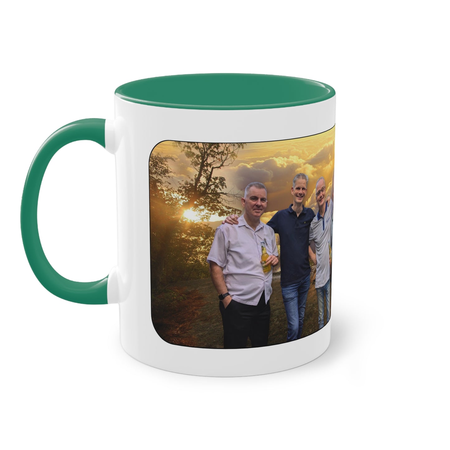 Tweekleurige koffiemok (0,33 liter), "40 Jaar Wild Boys"