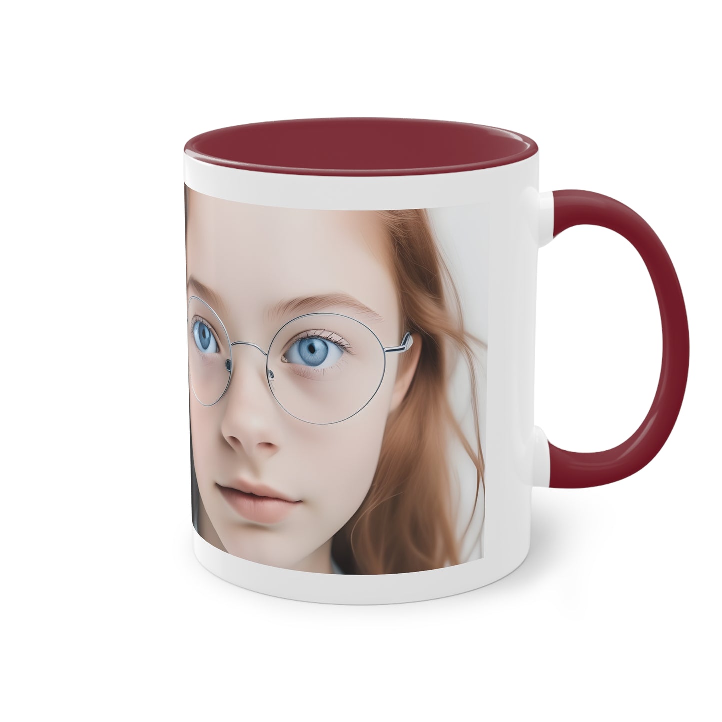 Two-Tone Coffee Mug, 11oz "Wat je zoekt, zoekt jou ook"