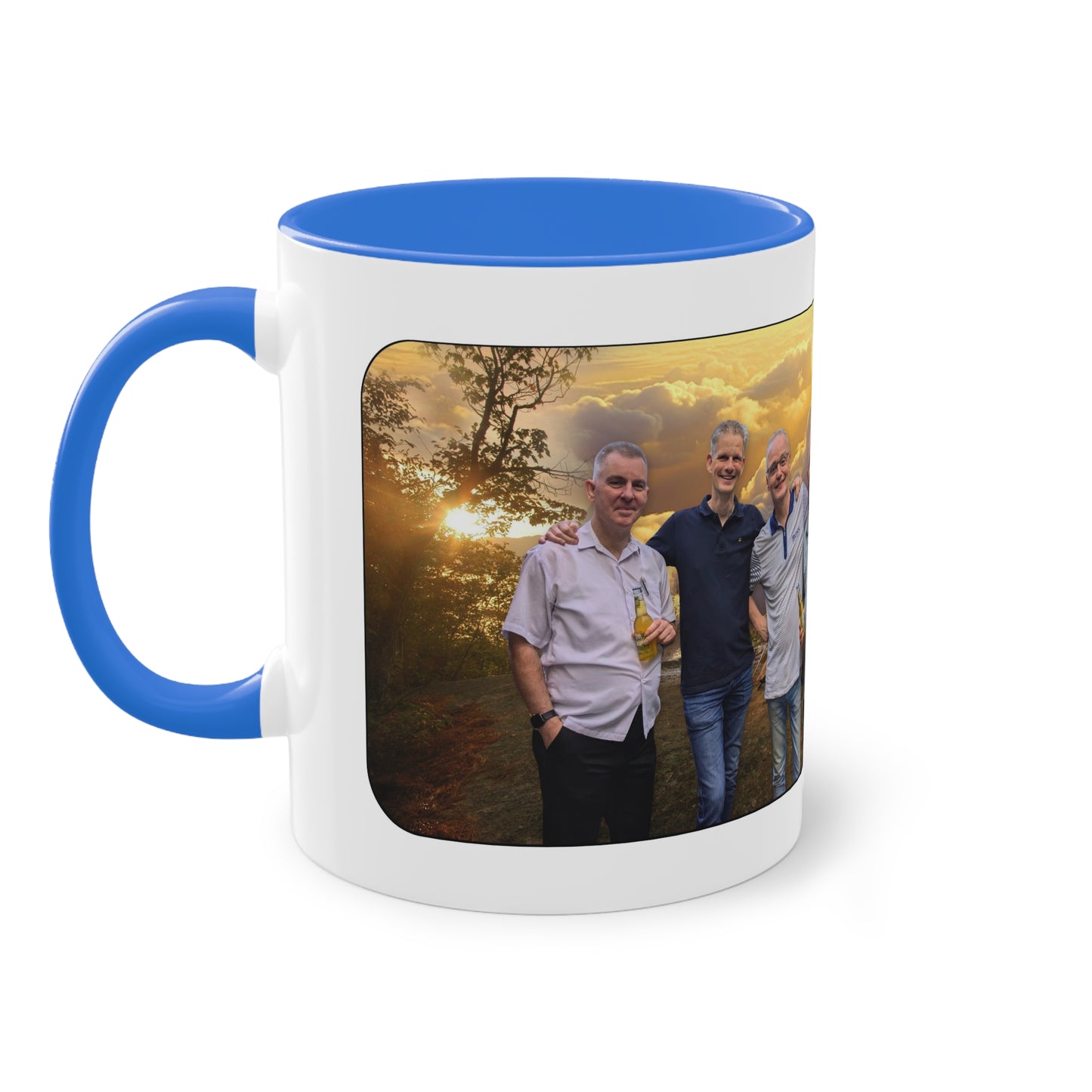 Tweekleurige koffiemok (0,33 liter), "40 Jaar Wild Boys"