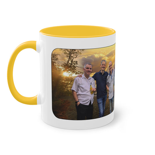 Tweekleurige koffiemok (0,33 liter), "40 Jaar Wild Boys"