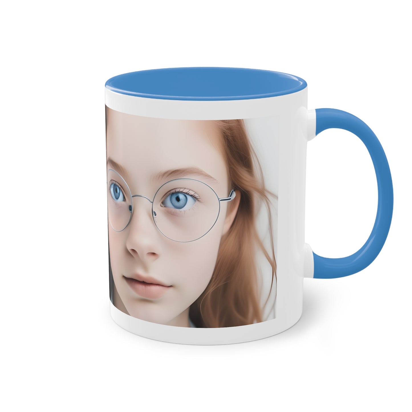 Two-Tone Coffee Mug, 11oz "Wat je zoekt, zoekt jou ook"