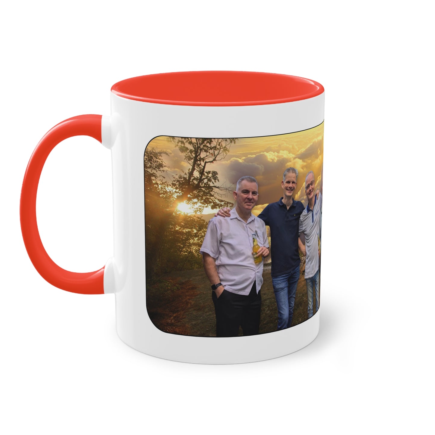 Tweekleurige koffiemok (0,33 liter), "40 Jaar Wild Boys"