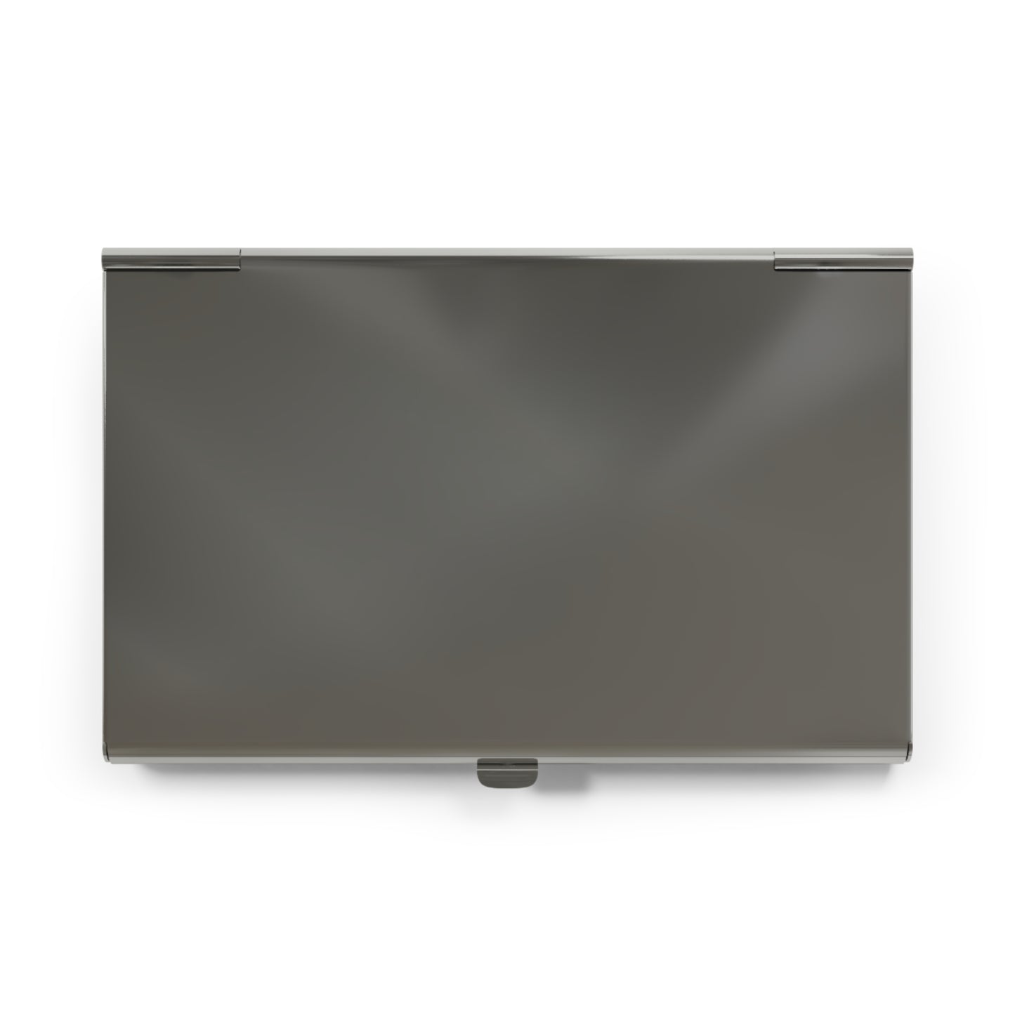 Pemani Productions Metal Business Card Holder — 'Software that Empowers Thinking, Learning, and Faith'