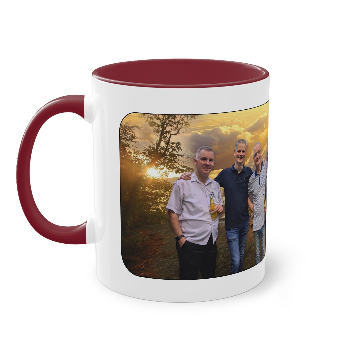 Tweekleurige koffiemok (0,33 liter), "40 Jaar Wild Boys"