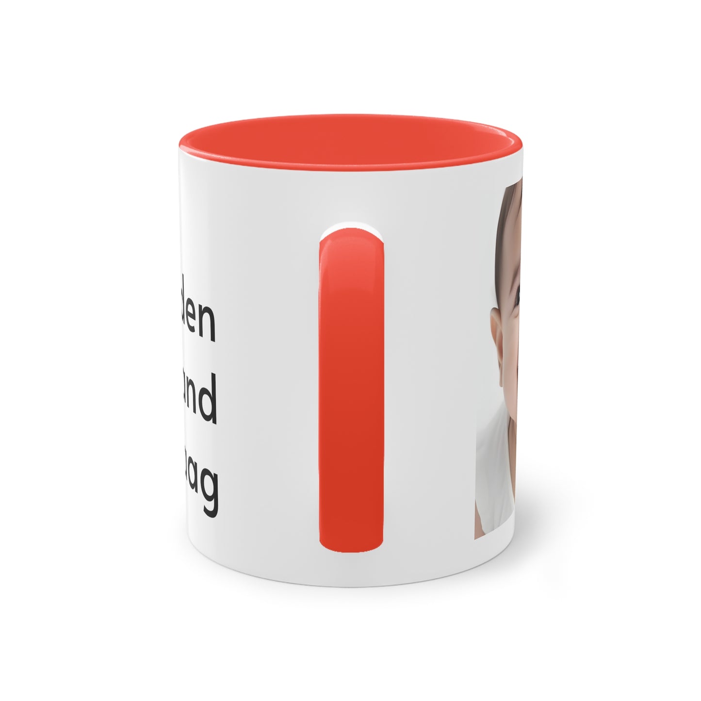 Two-Tone Coffee Mug, 11oz "Wees de reden waarom iemand glimlacht vandaag"