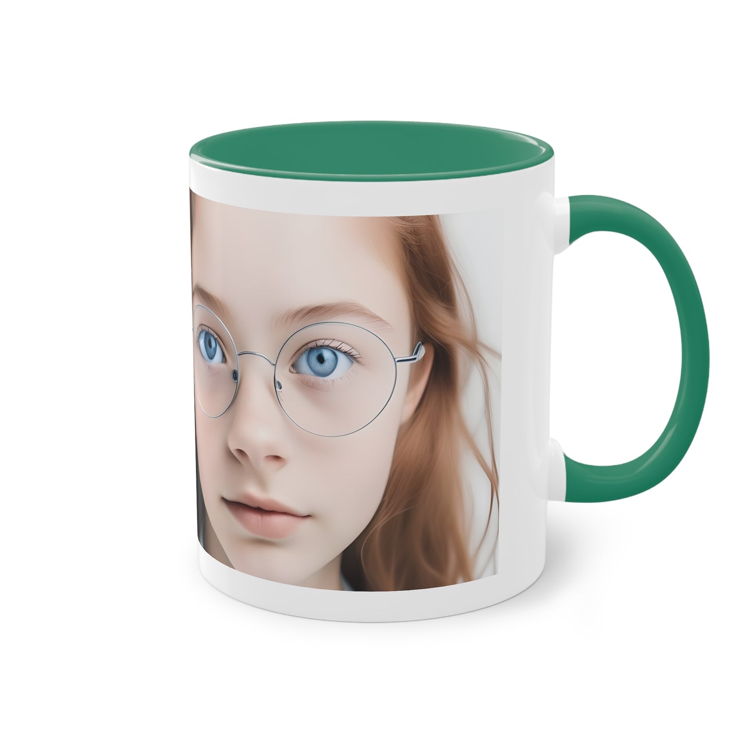 Two-Tone Coffee Mug, 11oz "Wat je zoekt, zoekt jou ook"