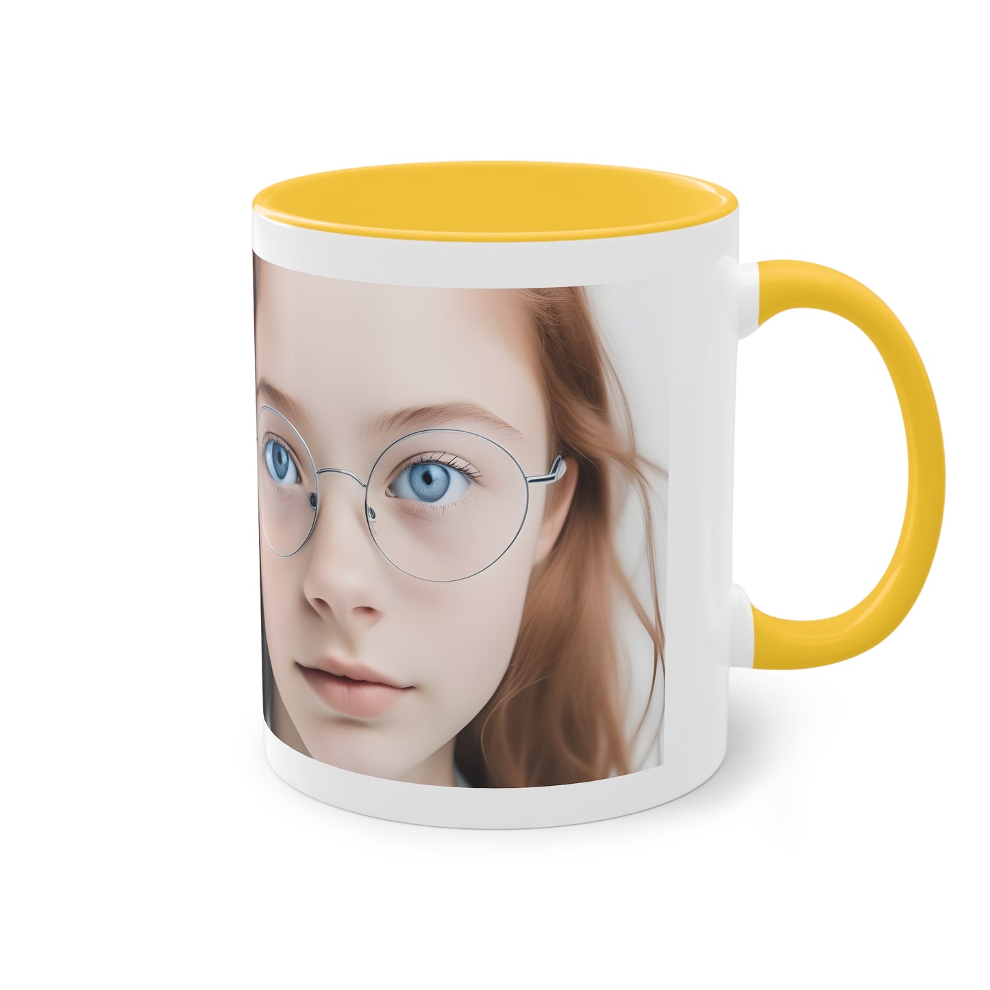 Two-Tone Coffee Mug, 11oz "Wat je zoekt, zoekt jou ook"