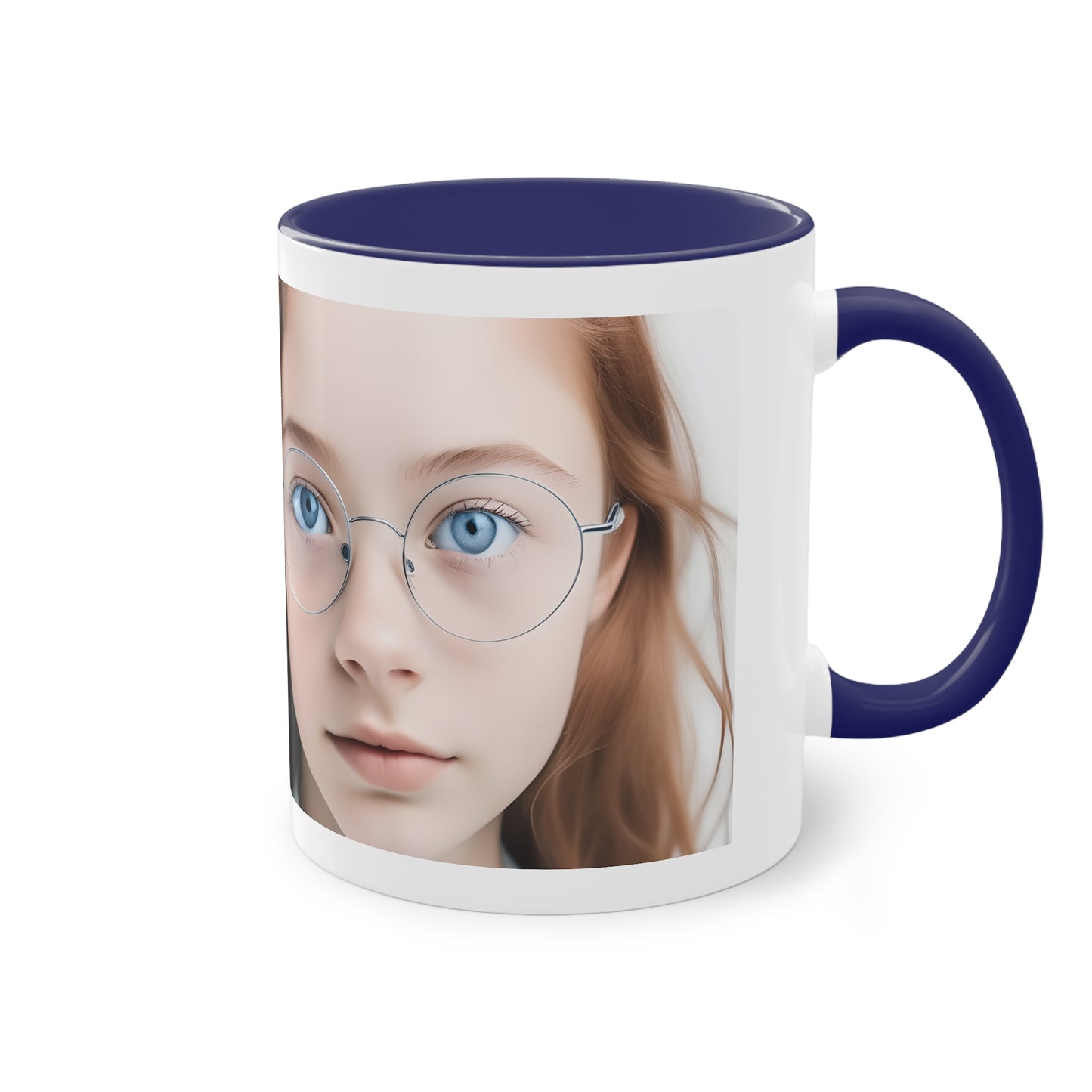 Two-Tone Coffee Mug, 11oz "Wat je zoekt, zoekt jou ook"