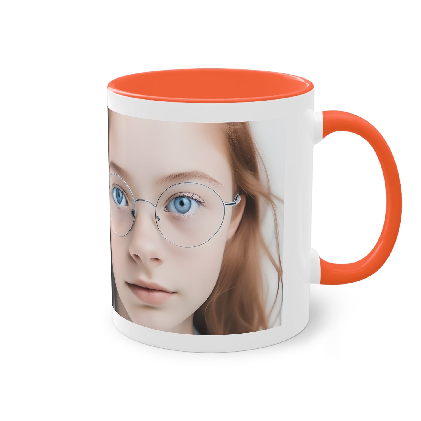 Two-Tone Coffee Mug, 11oz "Wat je zoekt, zoekt jou ook"